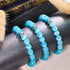 Aigue-marine | Argent sterling .925 | Bracelet en verre du Cheshire